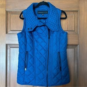 Marc New York Quilted Vest Blue S/M